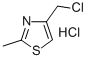 4-氯甲基-2-甲基噻唑盐酸盐 结构式