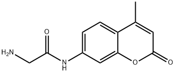 2-氨基-N-(4-甲基-2-氧代-2H-色烯-7-基)乙酰胺 结构式