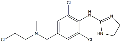 CHLOROETHYLCLONIDINE 结构式