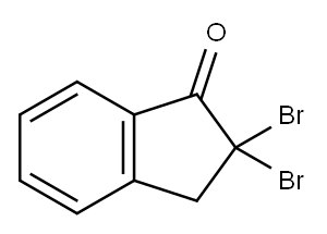 2,2-二溴-1-茚酮 结构式