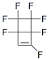 1,2,4,5,5,6,6-Heptafluorobicyclo[2.2.0]hex-2-ene 结构式