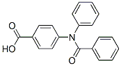 4-(N-Benzoylphenylamino)benzoic acid 结构式