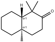 1,1,10-Trimethyl-trans-decalone 结构式