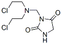 3-[[Bis(2-chloroethyl)amino]methyl]-2,4-imidazolidinedione 结构式