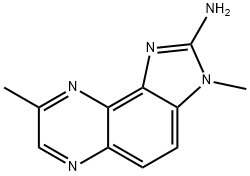 2-氨基-3,8-二甲基咪唑并喹喔啉 结构式