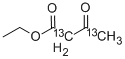 乙酰乙酸乙酯-2,4-13C2 结构式