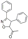 1-(4,5-Dihydro-3,4-diphenylisoxazol-5-yl)ethanone 结构式