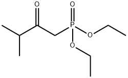 (3-甲基-2-氧代丁基)膦酸二乙酯 结构式