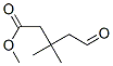 methyl 3,3-dimethyl-5-oxovalerate 结构式