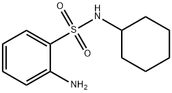 N-环己基2-氨苯磺酰胺 结构式