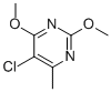 5-CHLORO-2,4-DIMETHOXY-6-METHYLPYRIMIDINE 结构式