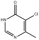 5-CHLORO-6-METHYLPYRIMIDIN-4(1H)-ONE 结构式