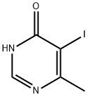 4-羟基-5-碘-6-甲基嘧啶 结构式