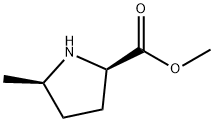 顺式 - 5 - 甲基 - D - 脯氨酸甲酯 结构式