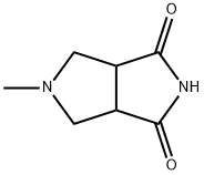 Pyrrolo[3,4-c]pyrrole-1,3(2H,3aH)-dione, tetrahydro-5-methyl- (9CI) 结构式