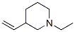 Piperidine, 3-ethenyl-1-ethyl- (9CI) 结构式