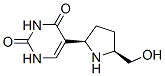 2,4(1H,3H)-Pyrimidinedione, 5-[(2R,5S)-5-(hydroxymethyl)-2-pyrrolidinyl]- (9CI) 结构式