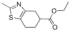 ethyl 4,5,6,7-tetrahydro-2-methylbenzothiazole-5-carboxylate 结构式