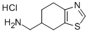 4,5,6,7-Tetrahydro-6-benzothiazolemethanamine hydrochloride 结构式
