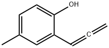 Phenol, 4-methyl-2-(1,2-propadienyl)- (9CI) 结构式