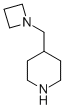 4-(1-氮杂环丁基甲基)哌啶 结构式