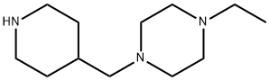 1-乙基-4-(4-哌啶基甲基)哌嗪 结构式