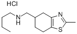 4,5,6,7-Tetrahydro-N-butyl-2-methyl-5-benzothiazolemethanamine hydroch loride 结构式