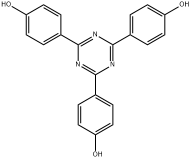 2,4,6-三(4-羟基苯基)-1,3,5-三嗪 结构式