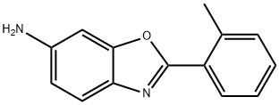 2-(2-甲基苯基)-6-氨基苯并恶唑 结构式