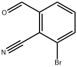 2-溴-6-甲酰基苯甲腈 结构式