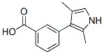 Benzoic acid, 3-(2,4-dimethyl-1H-pyrrol-3-yl)- (9CI) 结构式