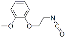 Benzene, 1-(2-isocyanatoethoxy)-2-methoxy- (9CI) 结构式