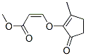 2-Propenoicacid,3-[(2-methyl-5-oxo-1-cyclopenten-1-yl)oxy]-,methylester,(2Z)-(9CI) 结构式