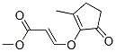 2-Propenoicacid,3-[(2-methyl-5-oxo-1-cyclopenten-1-yl)oxy]-,methylester,(2E)-(9CI) 结构式