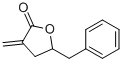 5-BENZYL-3-METHYLENE-DIHYDRO-FURAN-2-ONE 结构式