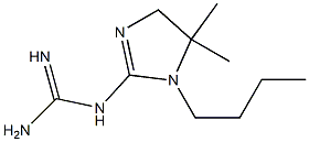 Guanidine, (1-butyl-4,5-dihydro-5,5-dimethyl-1H-imidazol-2-yl)- (9CI) 结构式