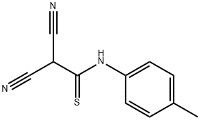 Ethanethioamide, 2,2-dicyano-N-(4-methylphenyl)- (9CI) 结构式