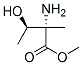 D-Isovaline, 3-hydroxy-, methyl ester, (R)- (9CI) 结构式