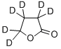 γ-丁内酯-D6 结构式