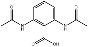 2,6-Diacetamidobenzoic acid 结构式