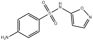 N-(异恶唑-5-基)氨基苯磺酰胺 结构式