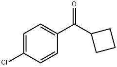 (4-氯苯基)(环丁基)甲酮 结构式