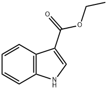 吲哚-3-甲酸乙酯 结构式