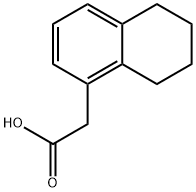 2-tetralin-1-ylacetic acid 结构式
