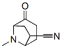 8-Azabicyclo[3.2.1]octane-6-carbonitrile,8-methyl-2-oxo-,endo-(9CI) 结构式