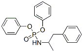 N-(1-Methyl-2-phenylethyl)amidophosphoric acid diphenyl ester 结构式