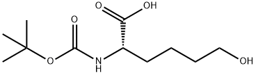 BOC-L-6-羟基正亮氨酸 结构式