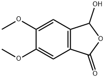 3-羟基-5,6-二甲氧基-3H-异苯并呋喃-1-酮 结构式