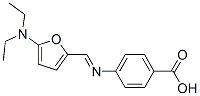 Benzoic  acid,  4-[[[5-(diethylamino)-2-furanyl]methylene]amino]- 结构式