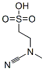 Ethanesulfonic acid, 2-(cyanomethylamino)- (9CI) 结构式